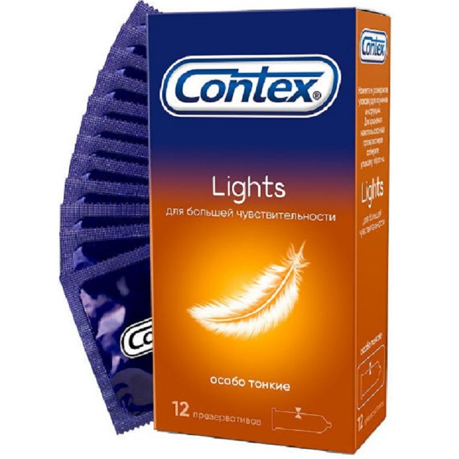НАDО-Презерватив Contex Lights особо тонкие 12 шт - купить в НАДО маркет